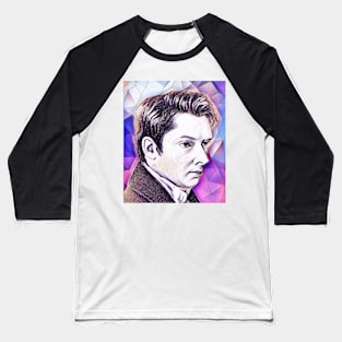 William Hazlitt Pink Portrait | William Hazlitt Artwork 8 Baseball T-Shirt